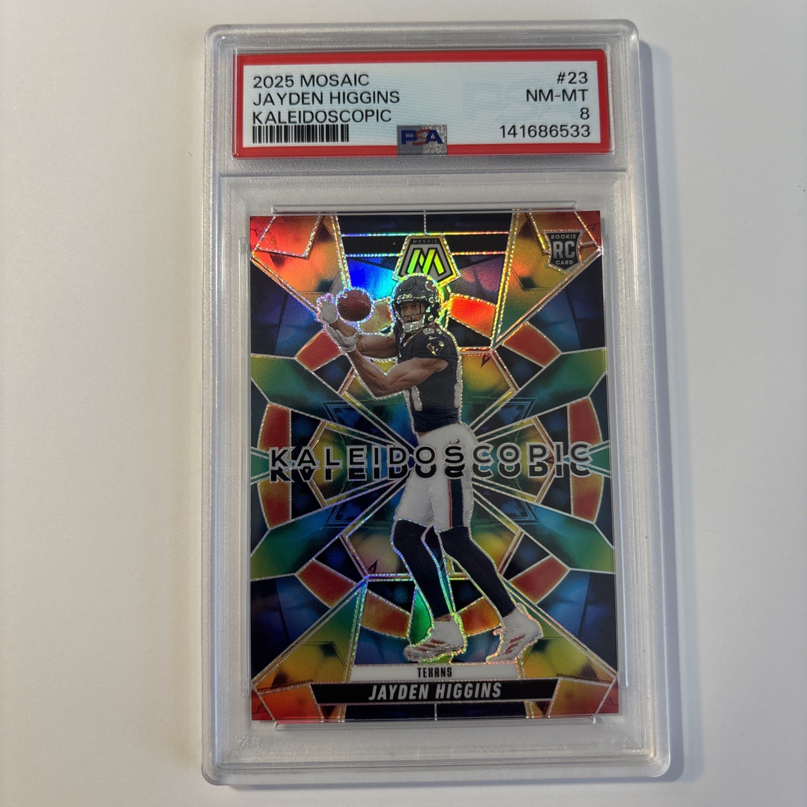 Jayden Higgins Panini Mosaic Kaleidoscopic #23 Base