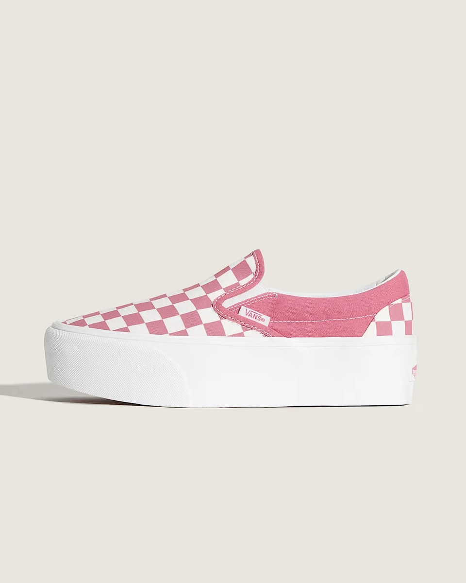 Classic Slip Pink Platform Vans Womens Vans Classic Slip Pink