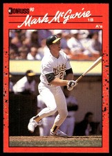 Mark McGwire 1990 Donruss #185 Athletics MLB READ FREE SHIPPING AutographDen