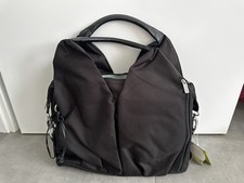 Lässig Wickeltasche Schwarz mit Zubehör