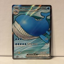 Pokemon Pitch Black Wailord ex 097/084 Holo F...