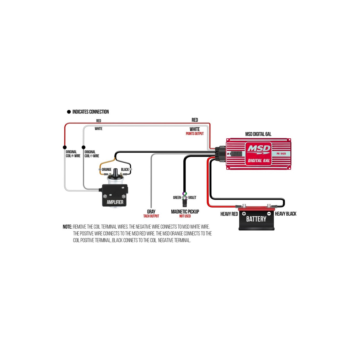 MSD Ignition 6425 Digital-6AL Ignition Controller Red 85132064250