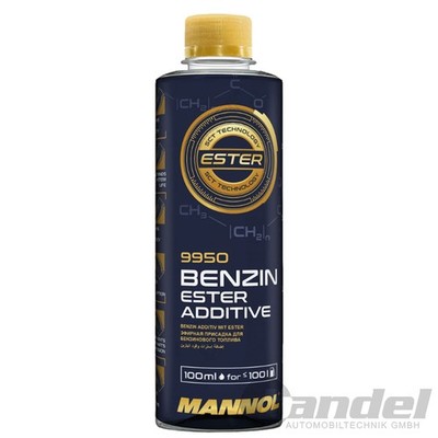 1x MANNOL BENZIN ESTER ADDITIV 9950/100 ML KRAFTSTOFF BENZIN REINIGUNGS ADDITIV