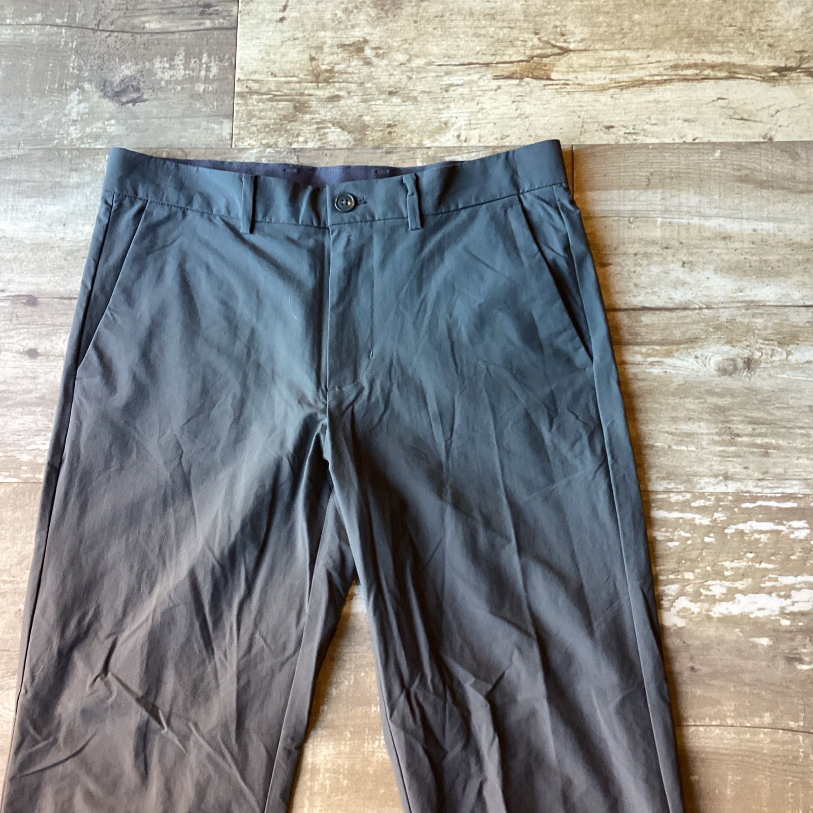 Gap Fit Pants Flat Front Performance Regular Fit … - image 2