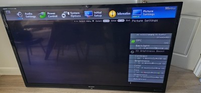 Sharp Aquos LC-80LE844U 80'' 1080P HD LED Smart TV Black
