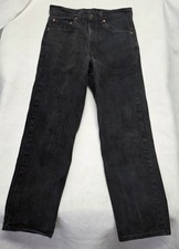 Vintage Levi 550, 32x30 Black, Made In USA 1997, Relaxed Fit