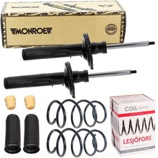 MONROE FAHRWERKSATZ+LESJÖFORS FEDERN VORNE passend für VW TIGUAN AD1 AX1