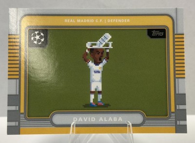 2025-26 Topps UEFA Club Competitions 8Bit Shots 8B-1 David Alaba, Real Madrid C.