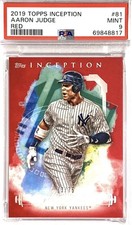 2019 TOPPS AARON JUDGE RED /75 NUMBERED INCEPTION MINT GRADE