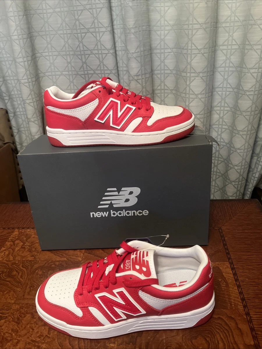 New Balance 480 Team Red White for Sale | Authenticity Guaranteed