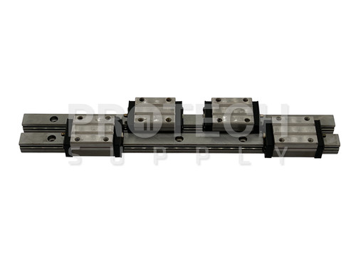 (Lot of 2) NSK LY15 2-Linear Bearing Blocks on Rail with WARRANTY