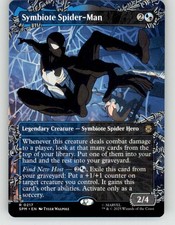 Magic MTG Spider Man Symbiote Spider-Man Borderless R0217 NM/NP