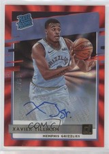 2020-21 Donruss Rated Rookies Red Laser Signatures 19/49 Xavier Tillman Auto 0p5