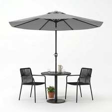 9FT Outdoor Patio Umbrella, Table Umbrella for Yard, Market, Heavy-Duty Waterpro