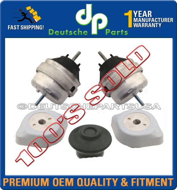 RADIATOR SUPPORT TORQUE SNUB MOUNT W/BOLTS B6 AUDI S4 0408 8E0 199 335