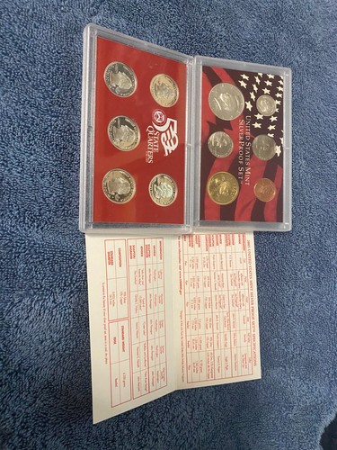 2005-S Silver U.S. Mint Proof Set - 10 Coins - Origina1 U.S. Mint Box & COA - Picture 3 of 4
