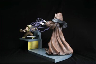 KOTOBUKIYA STAR WARS Yoda 1/7スケールフィギュア 1/7 Star Wars Yoda V.S. Emperor Palpatine Vinyl Model Kit