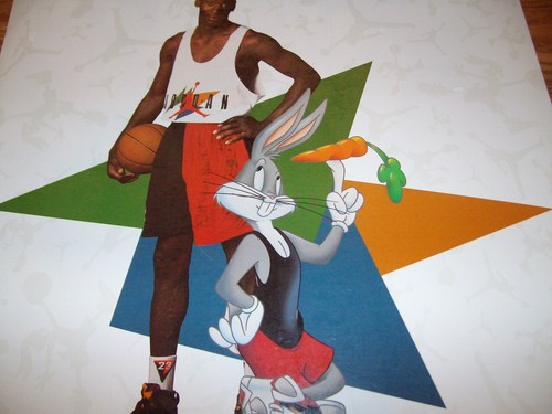 Vintage Hare Jordan Michael Looney Tunes Nike sealed 1993 Calendar NBA - Picture 5 of 12