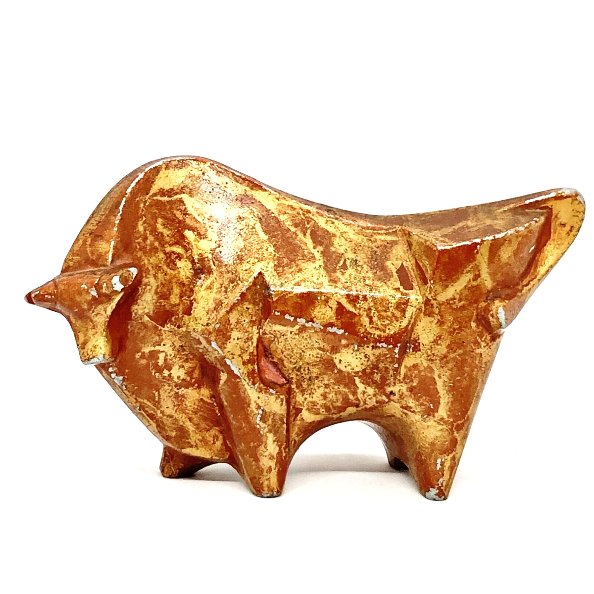 Japanese Paperweight Sotaro Saegusa Zodiac Cow Ox Metal Japanese Paperweight Sotaro Saegusa Zodiac Cow Ox Metal
