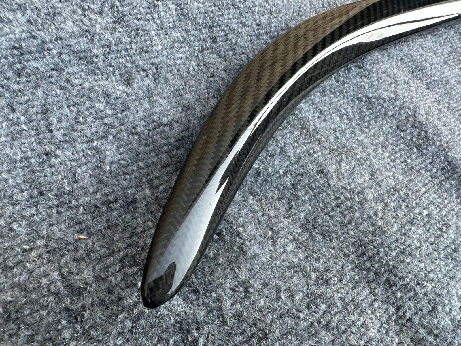 REAR RIGHT DOOR PANEL CARBON FIBER TRIM OEM 08-19 MASERATI GRANTURISMO M145