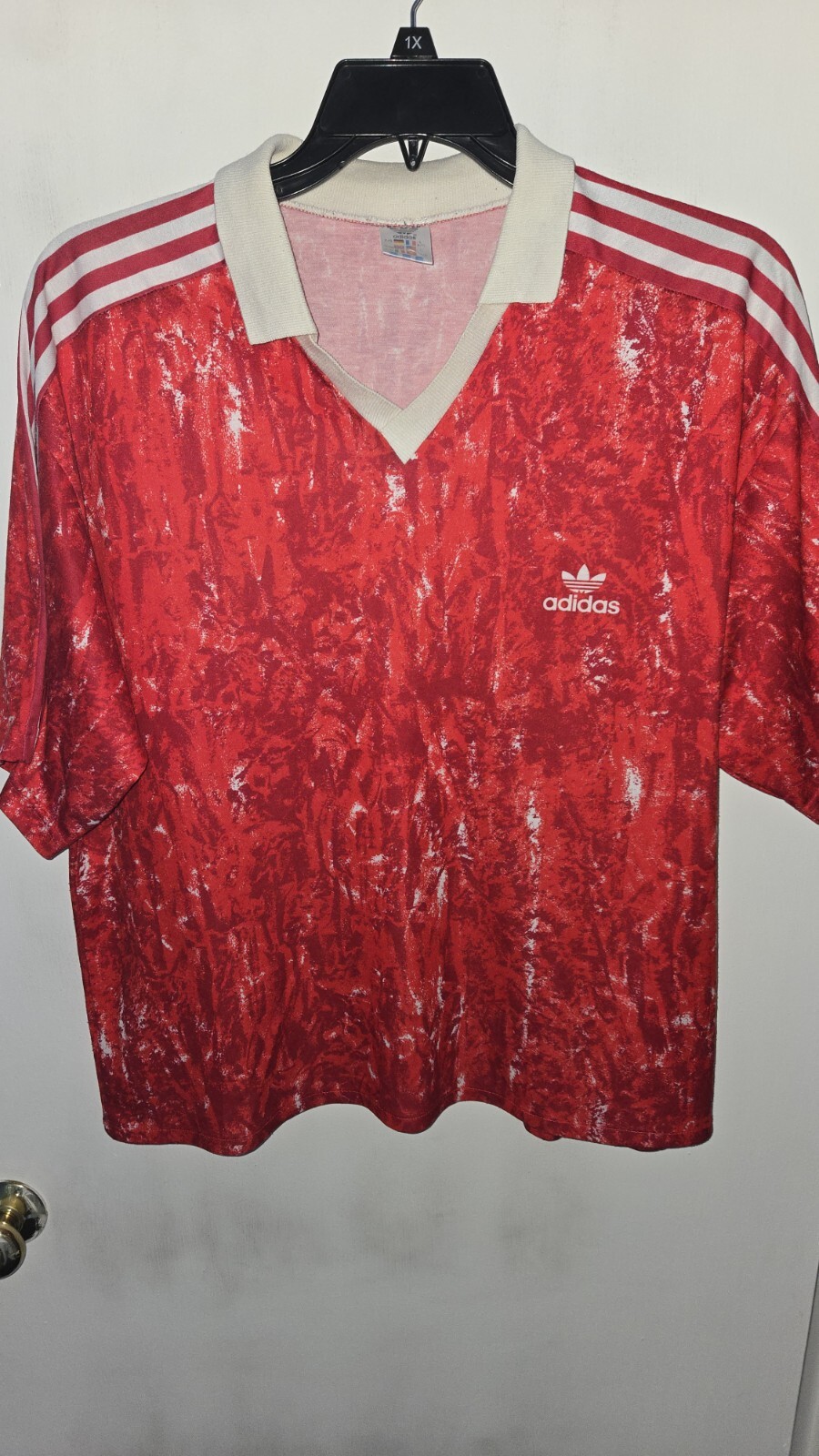 Vintage 1989 Adidas Originals Template Jersey L