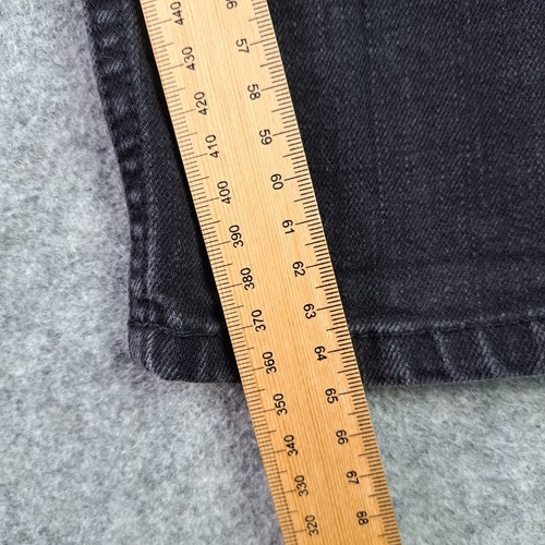 Levi's 511 Pants Boys 12 Regular W26 L26 Black Slim Mid Rise Denim 5836 - Picture 9 of 16