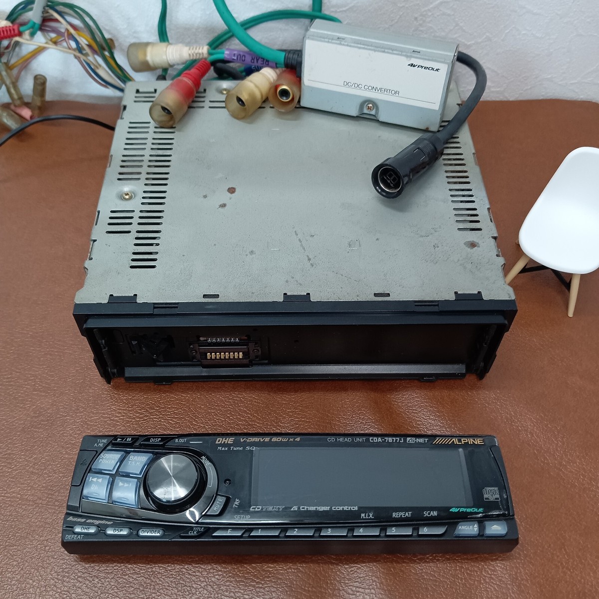 ALPINE CDA-7877J 1DINサイズ CDヘッドユニット ALPINE CDA-7877J 1DIN Car CD Head Unit Ai-NET 60W x 4 EQ