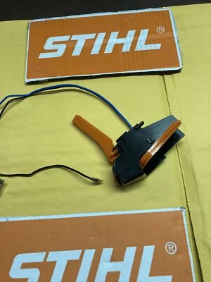 NEW Genuine OEM STIHL FS 56 RC Trimmer Lock Out Stop Kill Switch Assembly - Image 1 of 4