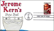 Scott 2110 22 Cents Jerome Kern Carole Murry Hand Painted FDC 22/26