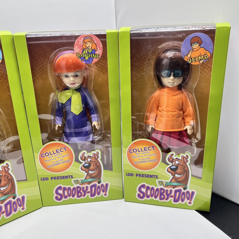 Фигурки Скуби-Ду полный набор из 4 любящих мертвых кукол LDD Mezco игрушки новые - Изображение 3 из 4