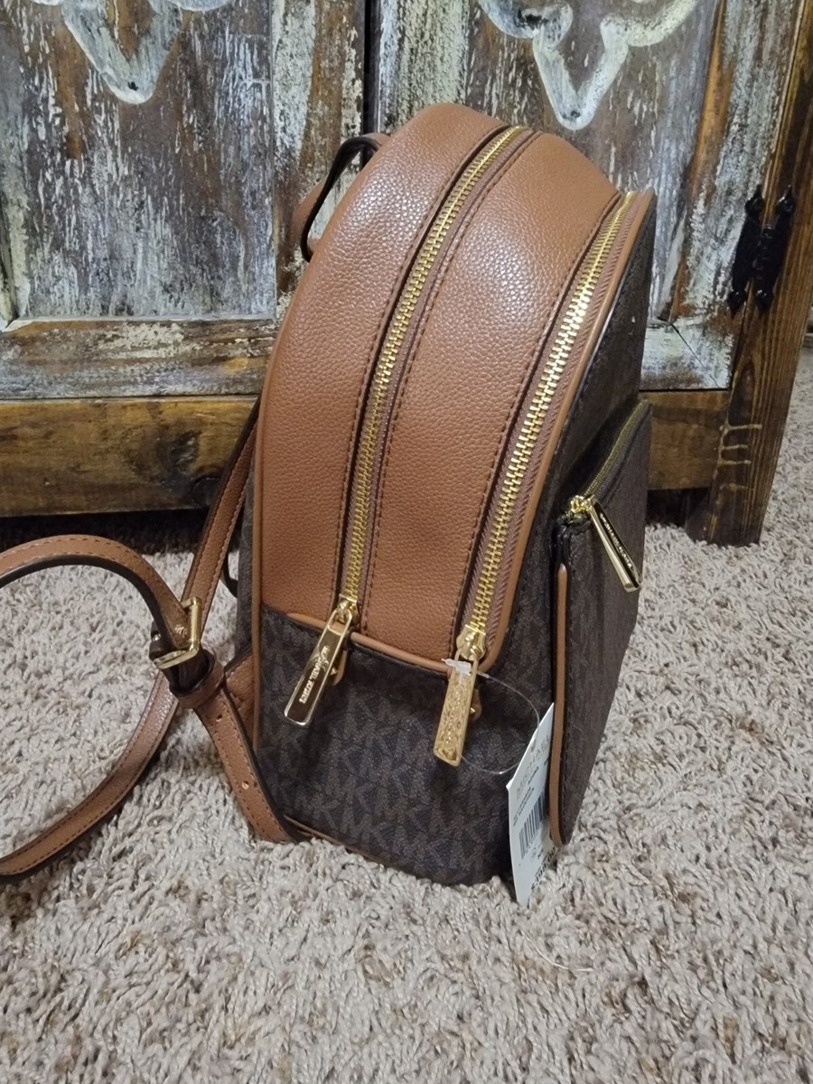 Michael Kors Adina Backpack Brown MK Signature School Bag  display picture 2