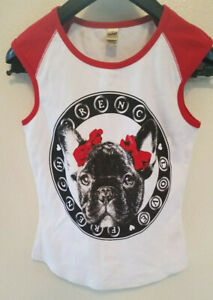 French bulldog Dog Lovers  Ladies T-shirt/Tank Top p12f