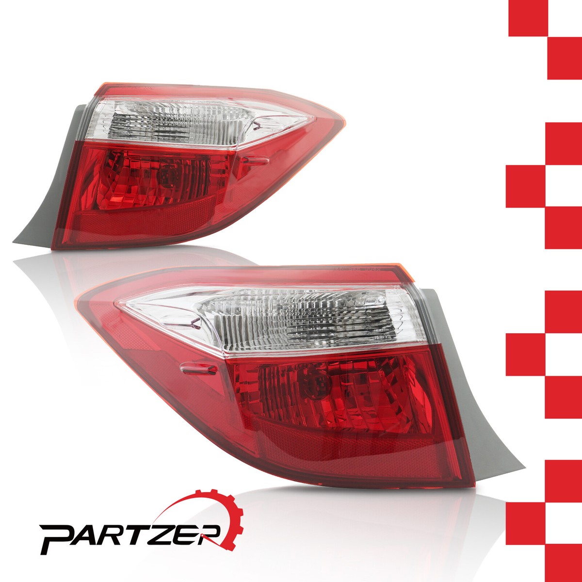 Pair For 2021-2022 BMW 5 Series G30 Left & Right Outer Tail Lights