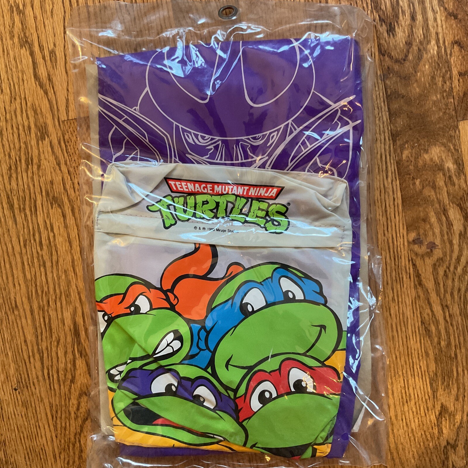 VINTAGE TEENAGE MUTANT NINJA TURTLES BACKPACK  1990 MIRAGE NEW IN PACKAGE RARE image 2