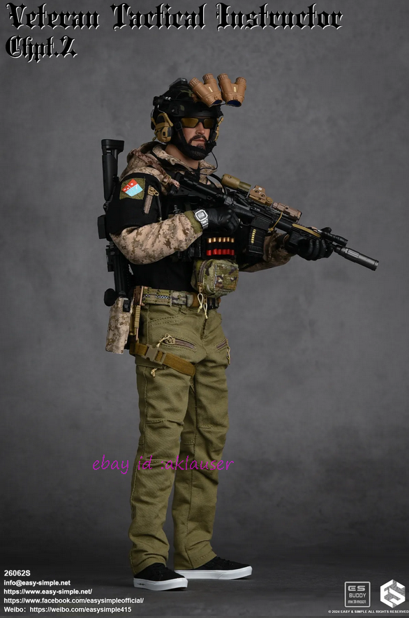 その他 EASY&SIMPLE 1/6 Veteran Tactical Easy&Simple 26062s 1/6 Veteran Tactical Instructor Chapter