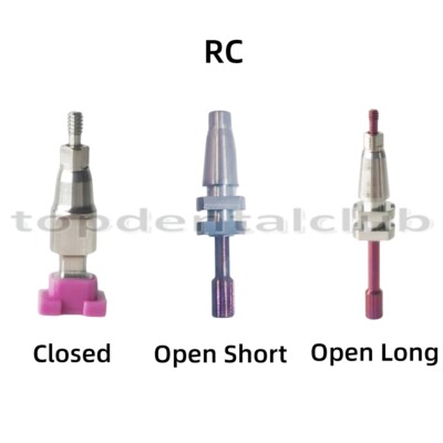 3Sizes Dental RC Bone Level Closed Tray Open Trays Transfer Analog Straumann ITI
