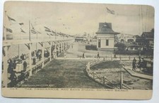 Rochester, New York Ontario Beach Promenade & Band Stand Vtg NY 1907 Postcard