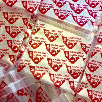 BaggiesSince1987 - 1515 Design Zip Bags 100PCS CASH ONLY on SILVER, READ DETAILS