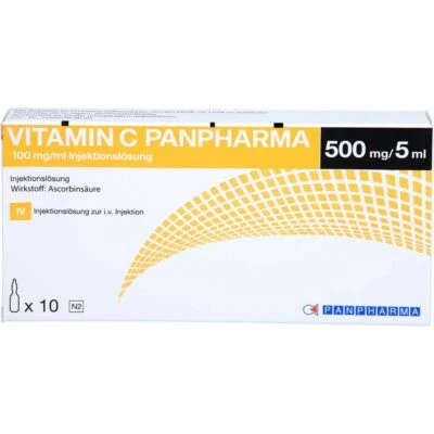 PANPHARMA GMBH VITAMIN C PANPHARMA 100 mg/ml Injektionslösung 50 ml PZN16200474