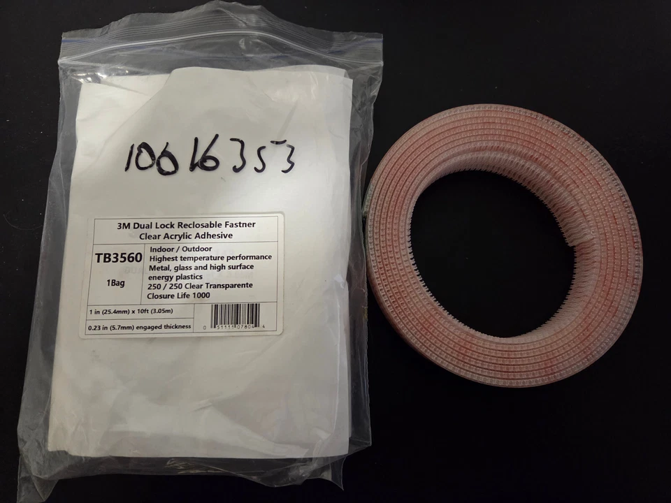 3m Dual Lock Reclosable Fastener Tb3560 Clear 1 In X 10 Ft (25.4mm x 3.05m) - image 2 of 2
