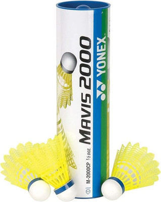 Mavis 2000 Nylon Tournament Shuttle-Yellow (1/2 Dozen)