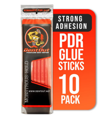 Monstrous Red PDR Glue Sticks 10 Pack - PDR Glue for Unmatched Adhesion and P...