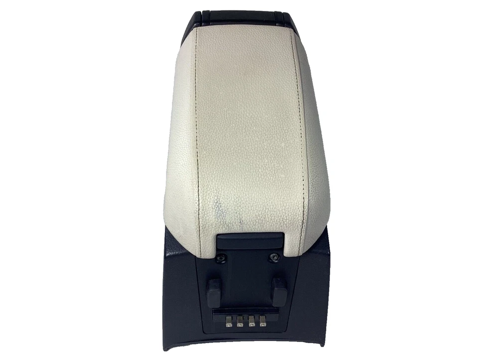 Volvo XC90 2003-2014 consola central reposabrazos tapa cubierta marfil/grano madera OEM Foto 3 de 4