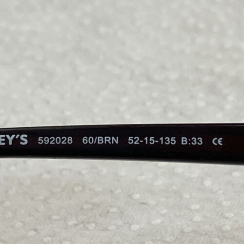 Humphrey's Eyeglasses Frame 592028 Womens Matte brown Cat Eye Half Rim 52-15-135 - Picture 8 of 13