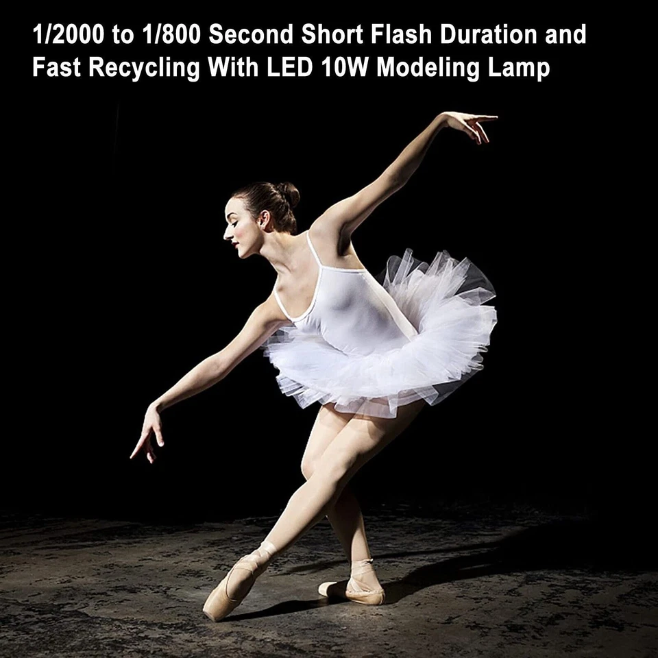 Godox MS300-V MS300V 300WS Studio Strobe Head Camera Flash Light Monolight Flash - Image 3 of 4