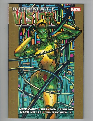 ULTIMATE VISION-TPB.-JAN.2008-COLLECTS #0-5-1ST.PRINT-MARK MILLAR-JOHN ROMITA JR