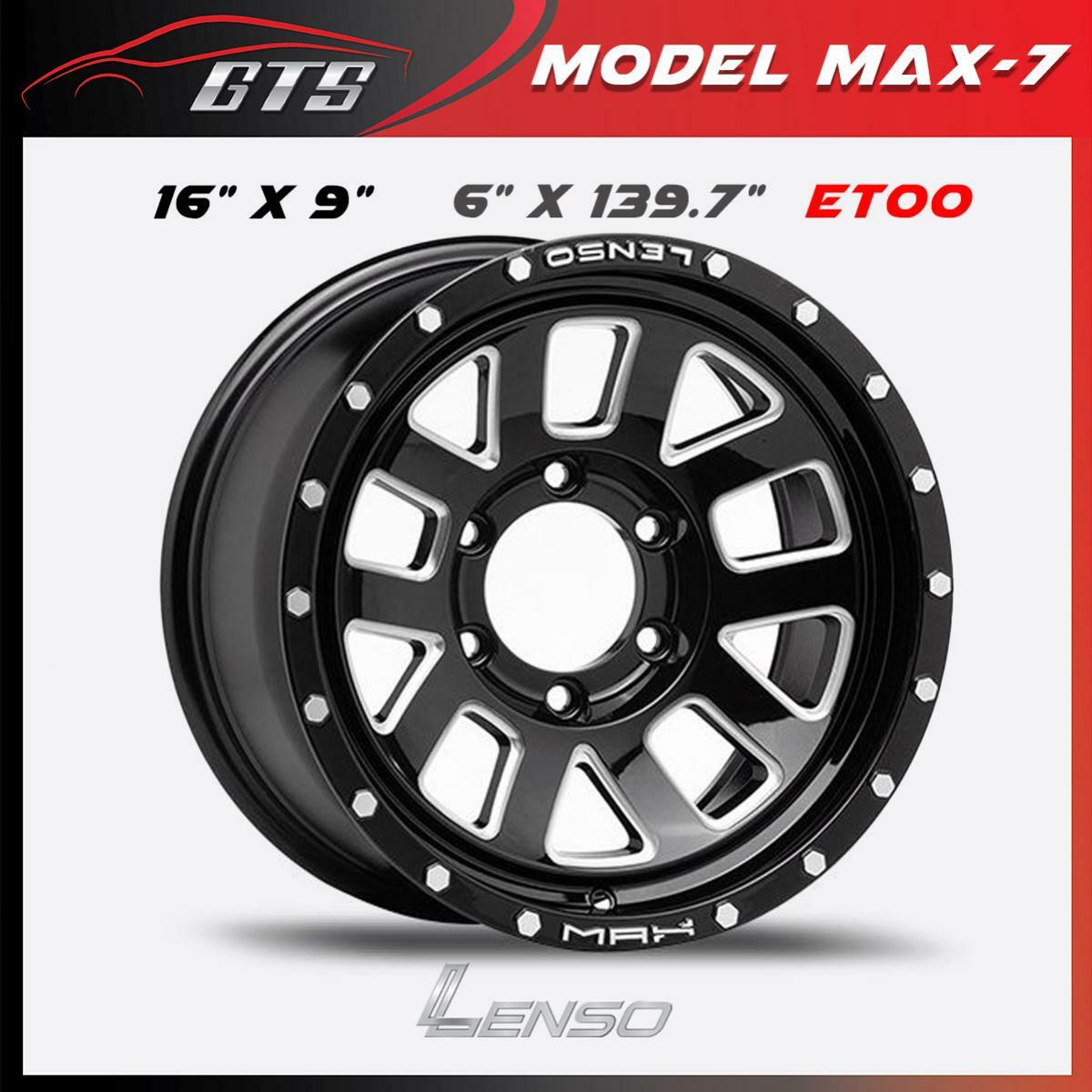 16x9.0 Lenso MAX-7 Wheel 6x139.7 Mitsubishi Triton MR 2019 2020