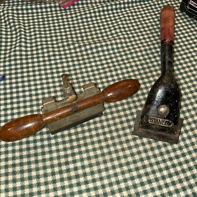 Two- Tool Stanley scraper lot