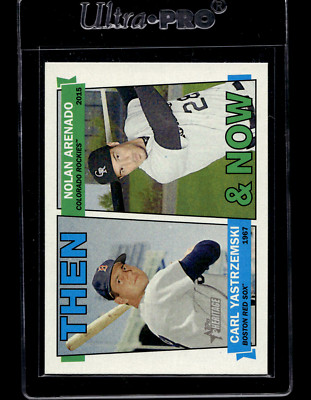 2016 Topps Heritage  Then And Now #TAN-YA Carl Yastrzemski / Nolan Arenado