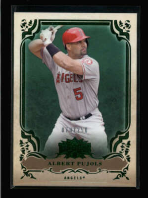 ALBERT PUJOLS 2013 TRIPLE THREADS #5 EMERALD PARALLEL #070/250 AY4818